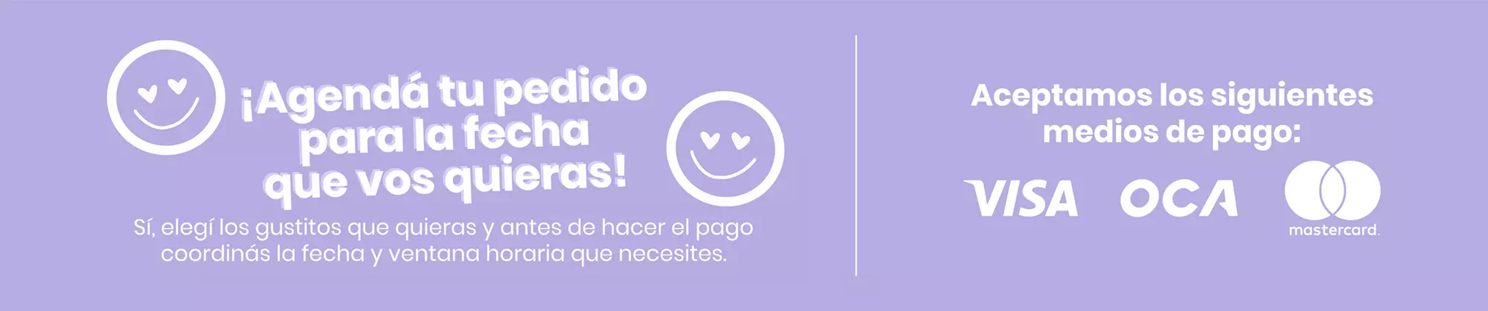 Dulce sofía Agenda tu pedido